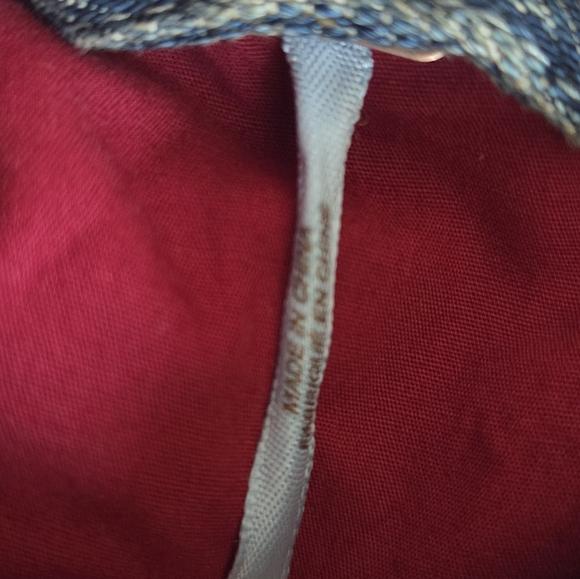 Free People Denim 100% Cotton Americana Zip Up Jacket Size 8 - Picture 4 of 10